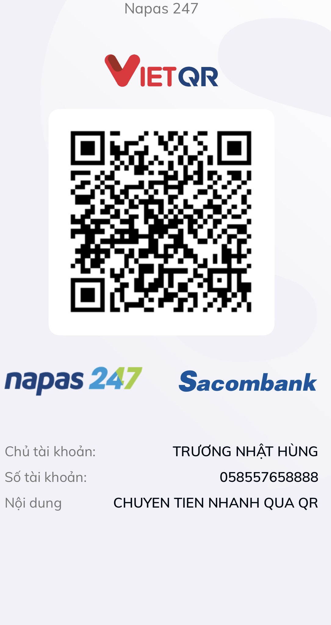 Mã QR chú rễ