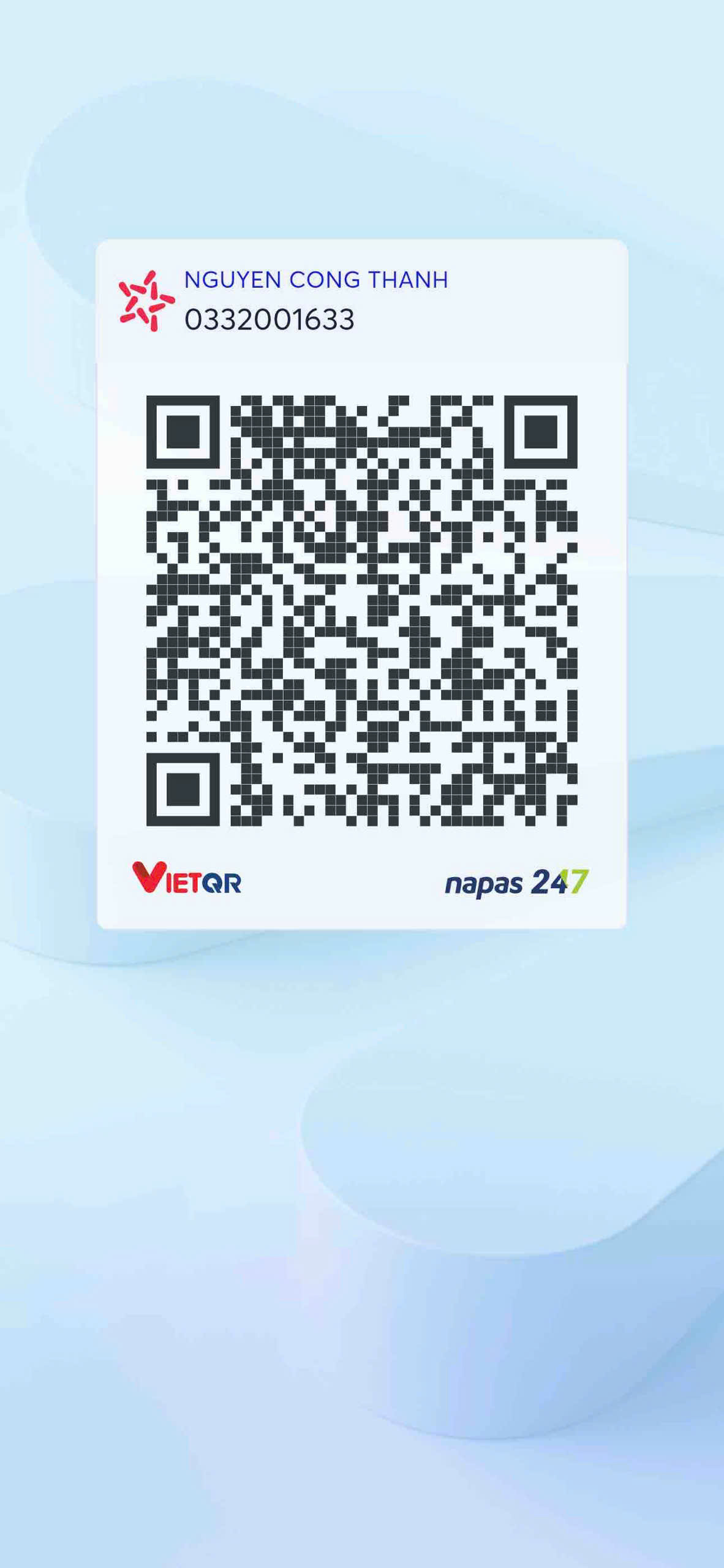 Mã QR chú rễ