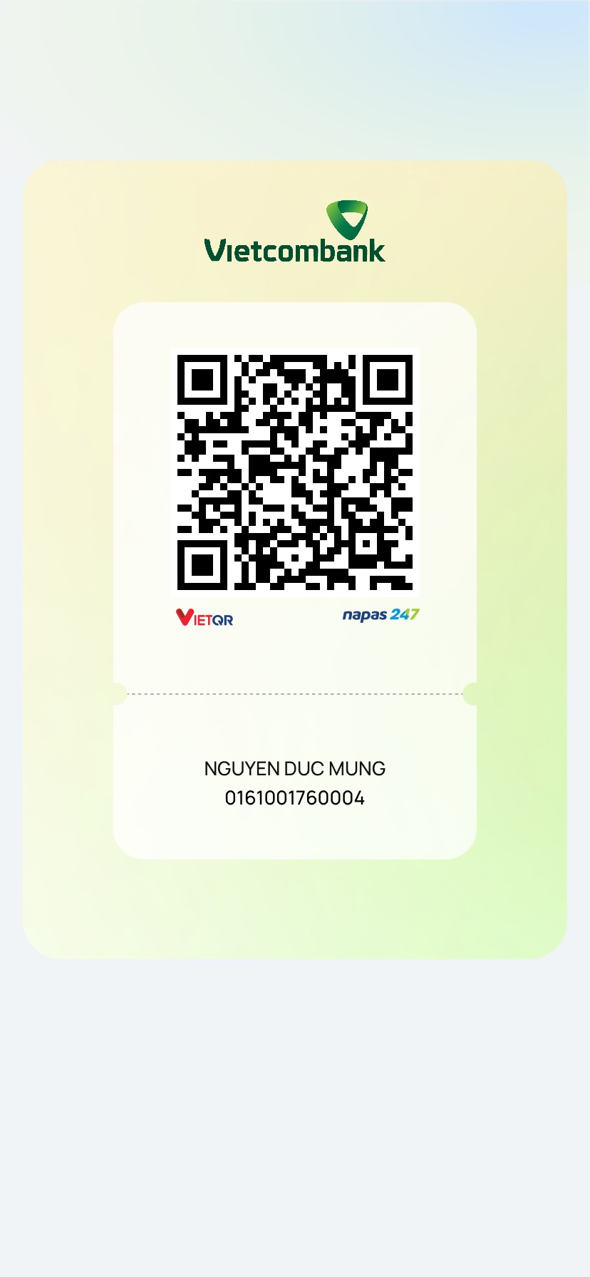 Mã QR chú rễ