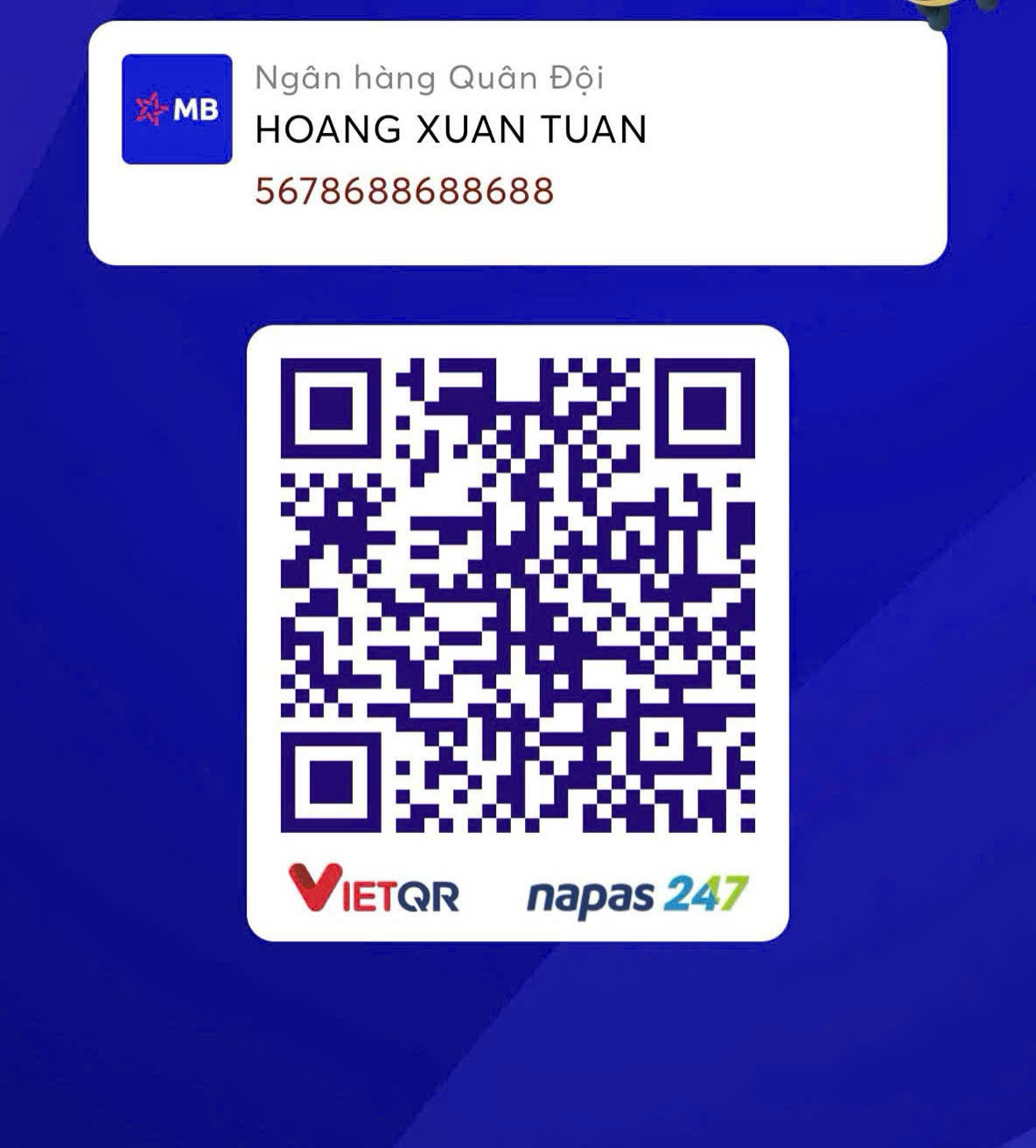 Mã QR chú rễ