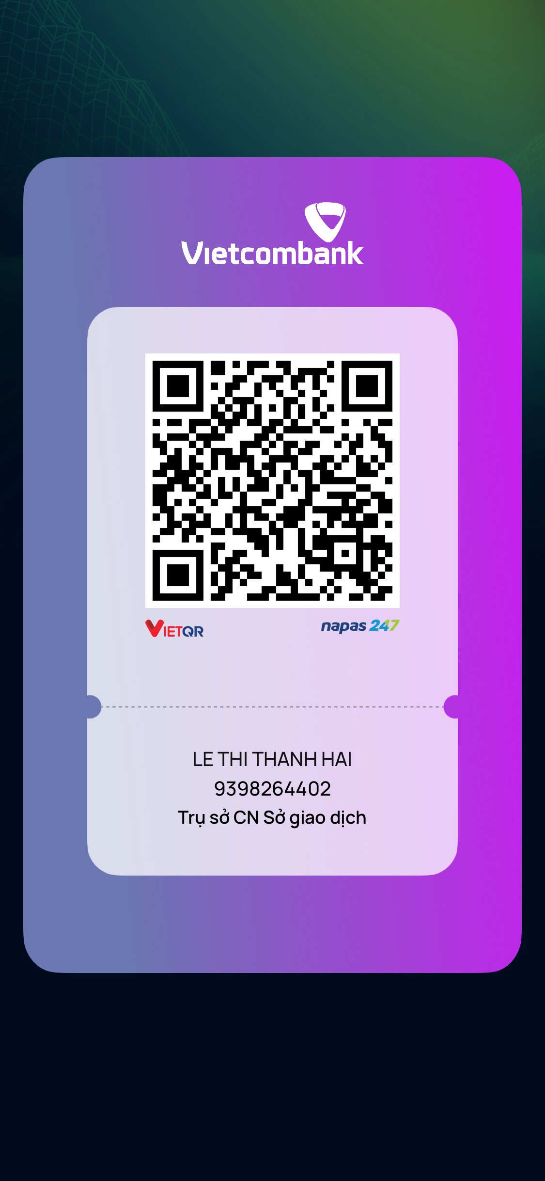 Mã QR cô dâu
